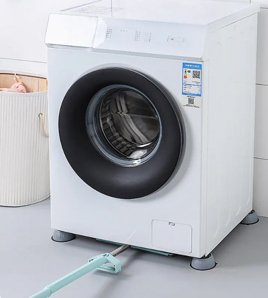 Anti-Vibration Washing Machine Pads - Universal Shock Absorbing Feet Set