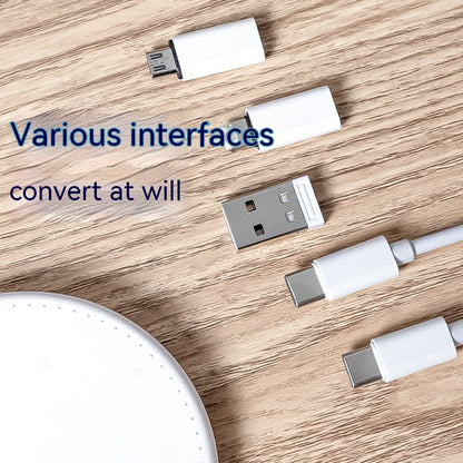 5-in-1 Cable Storage Box - Fast Charging Station with Phone Stand