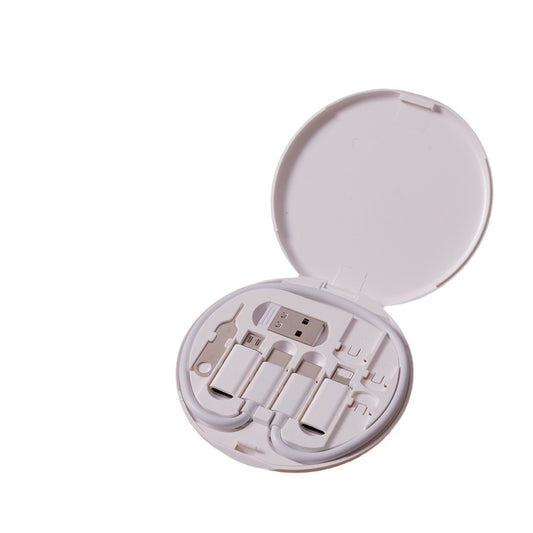 5-in-1 Cable Storage Box - Fast Charging Station with Phone Stand