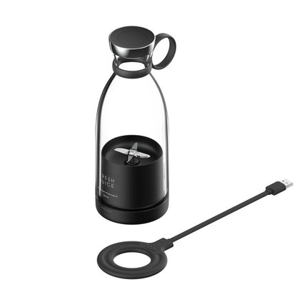 "4-Blade Portable Blender - USB-C Rechargeable Juice Maker"