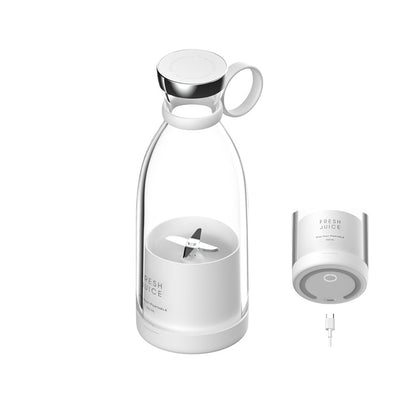 "4-Blade Portable Blender - USB-C Rechargeable Juice Maker"