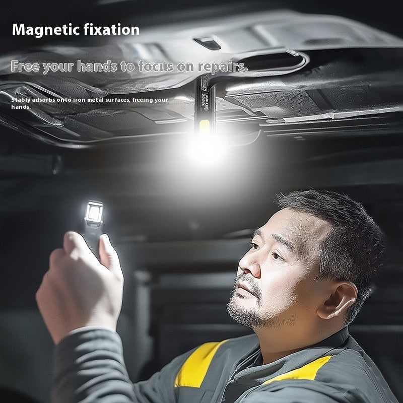 Ultra-Thin EDC Flashlight - 550 Lumens Rechargeable COB LED