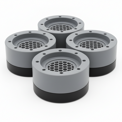 Anti-Vibration Washing Machine Pads - Universal Shock Absorbing Feet Set