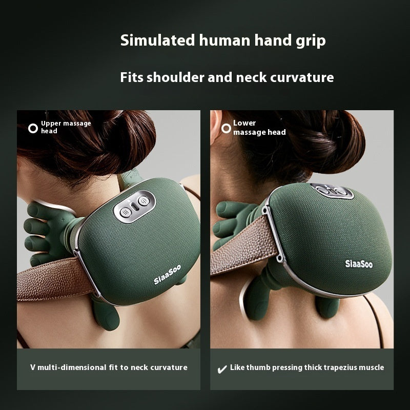 Wireless Smart Neck & Shoulder Massager - 12-Day Battery Life