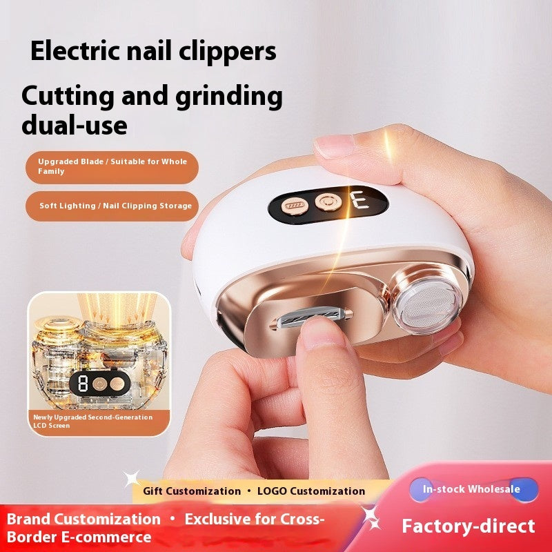 Electric Nail Trimmer - Baby and Adult Safe Automatic Clipper Set