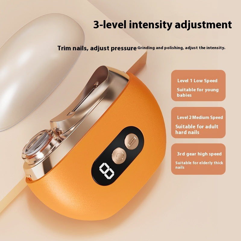 Electric Nail Trimmer - Baby and Adult Safe Automatic Clipper Set