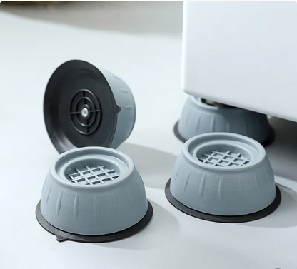 Anti-Vibration Washing Machine Pads - Universal Shock Absorbing Feet Set