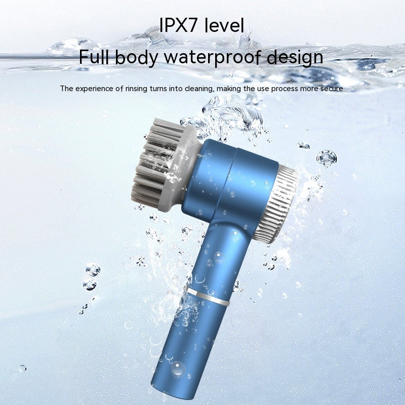 Electric Cleaning Brush - Rechargeable Scrubber for Kitchen & Bathroom