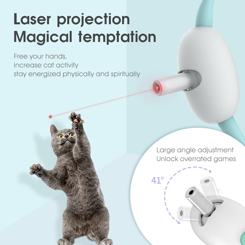Smart Laser Cat Collar | USB Rechargeable Automatic Interactive Toy